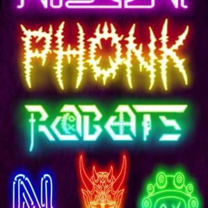 Neon Phonk Robots
