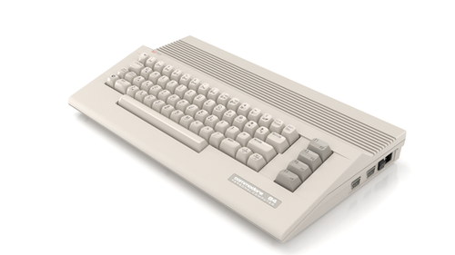 Commodore 64C Ultimate en vue trois quarts