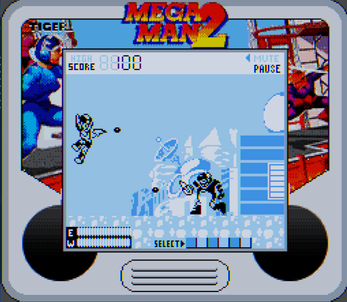 Mega Man 2 The LCD Game sur Game Boy Color, capture de gameplay