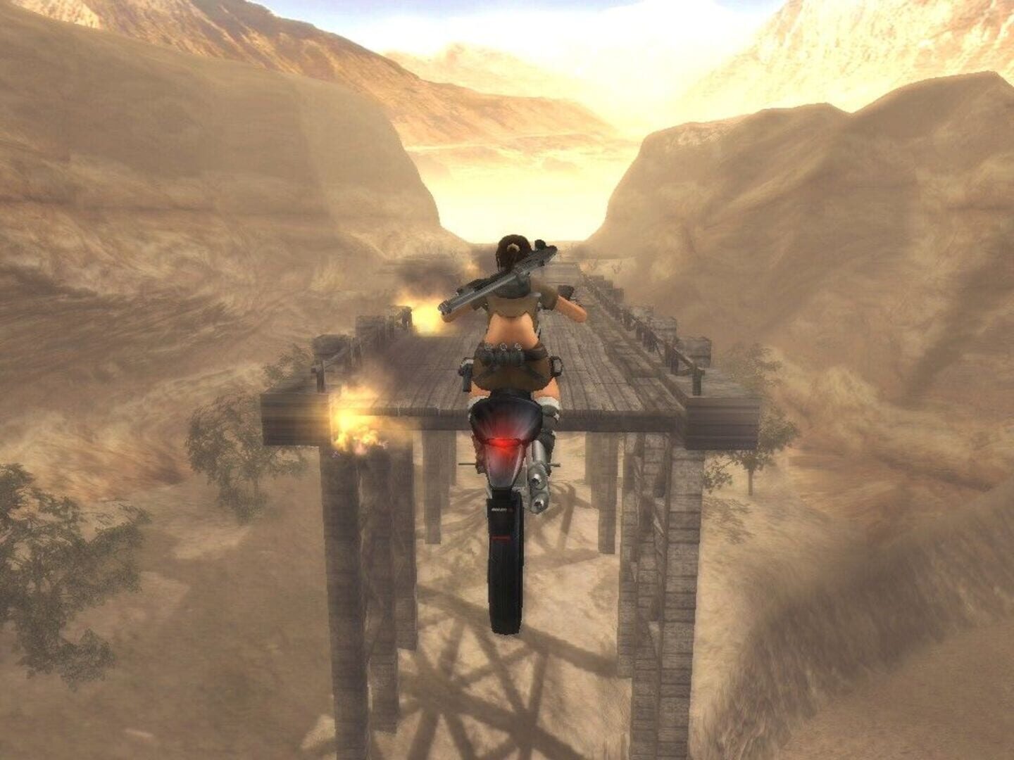Prototype de Tomb Raider Legend, early build avec ancien modèle de Lara