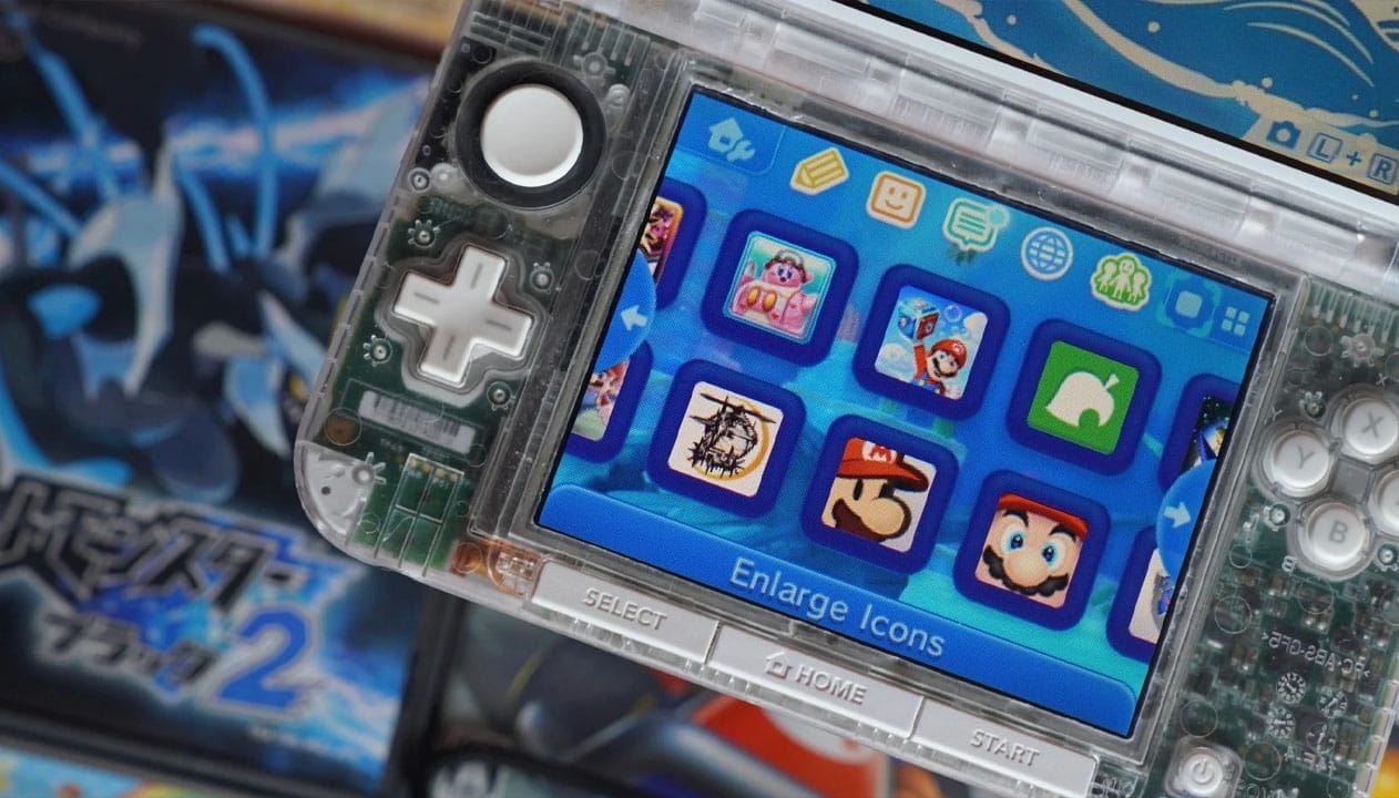 Kits de coques transparentes KLRR pour Nintendo 3DS
