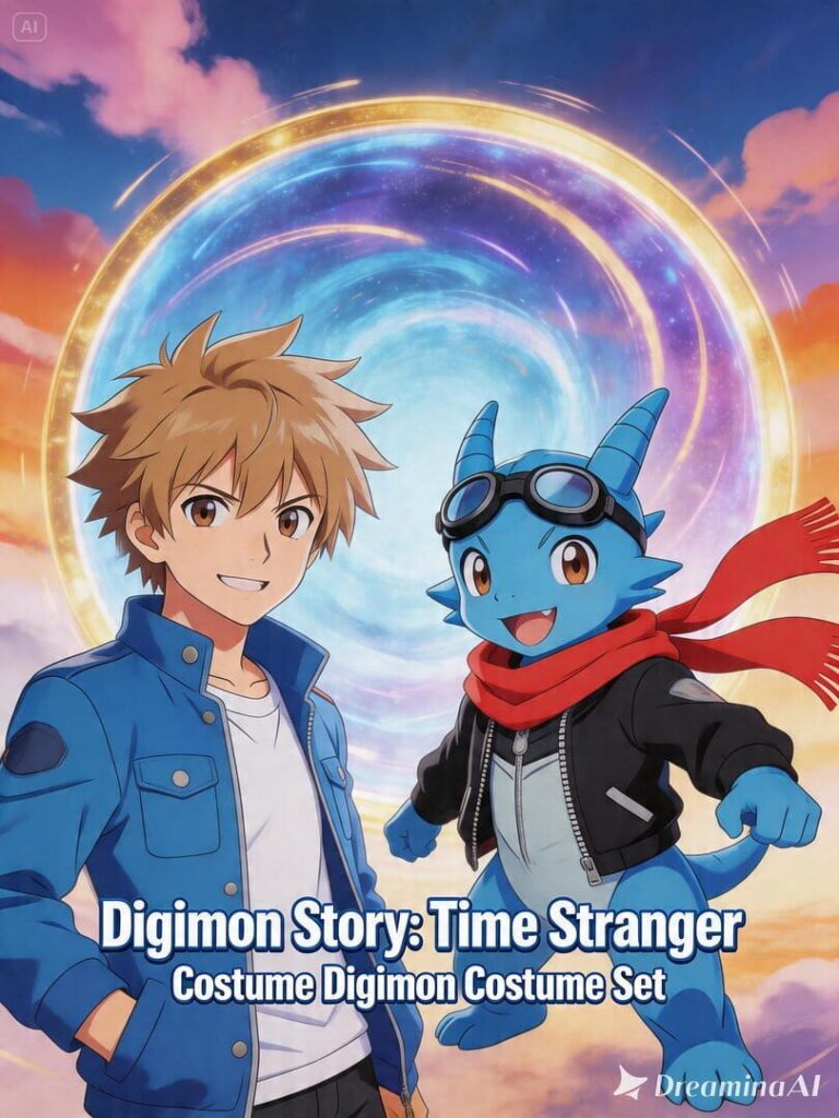 Digimon Story: Time Stranger – Costume Digimon Costume Set