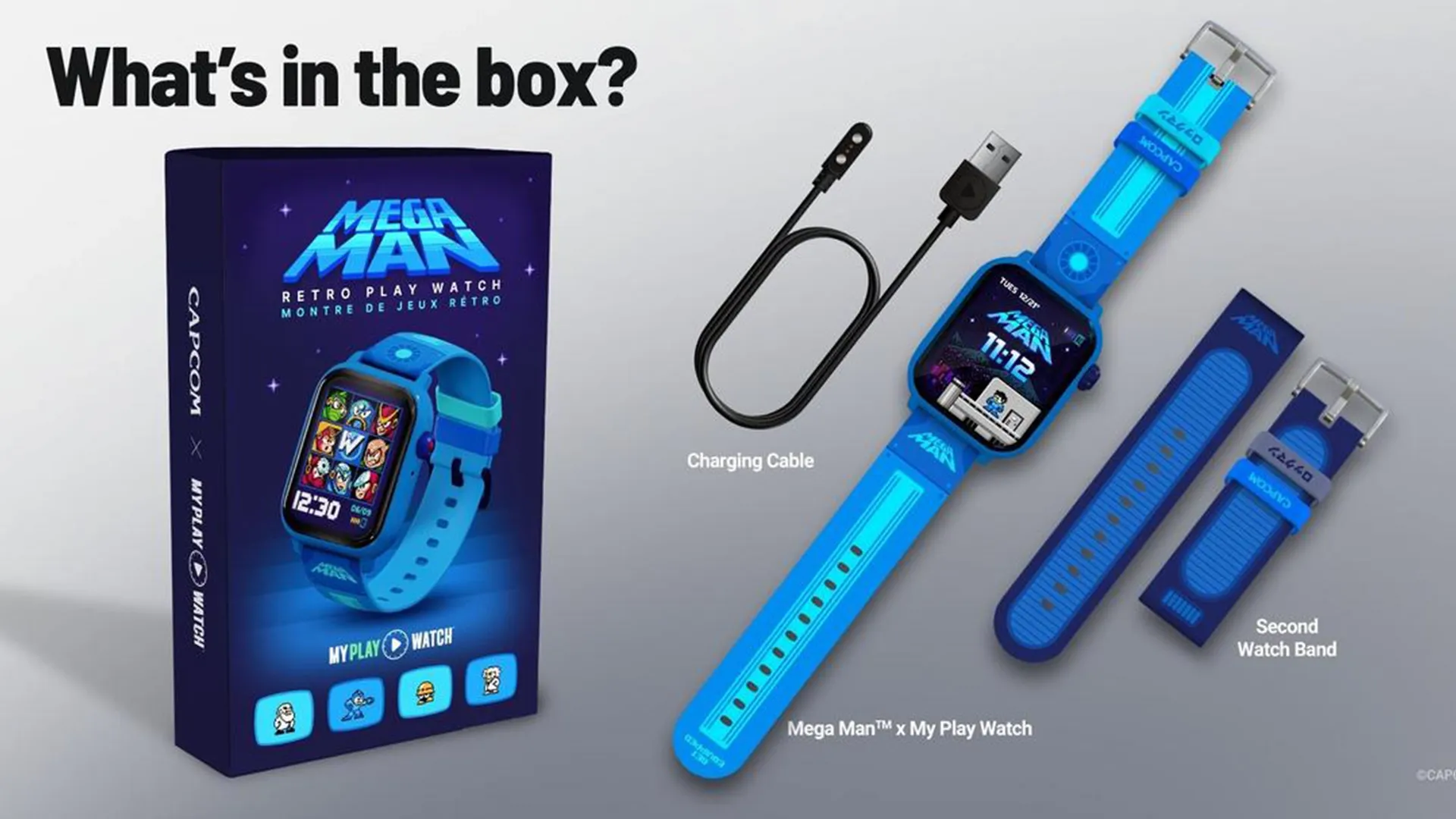 Boîte Mega Man My Play Watch