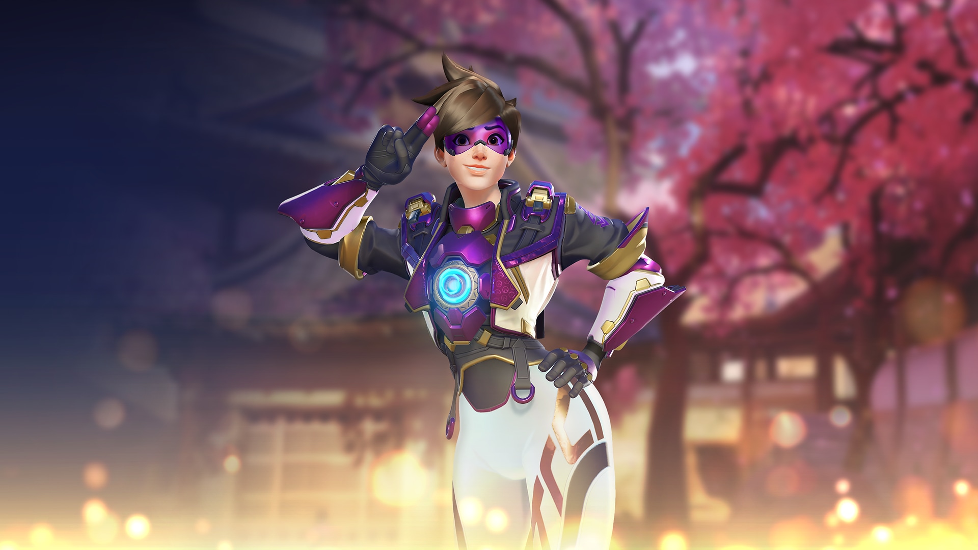 Overwatch 2, visuel du 10e anniversaire avec Tracer
