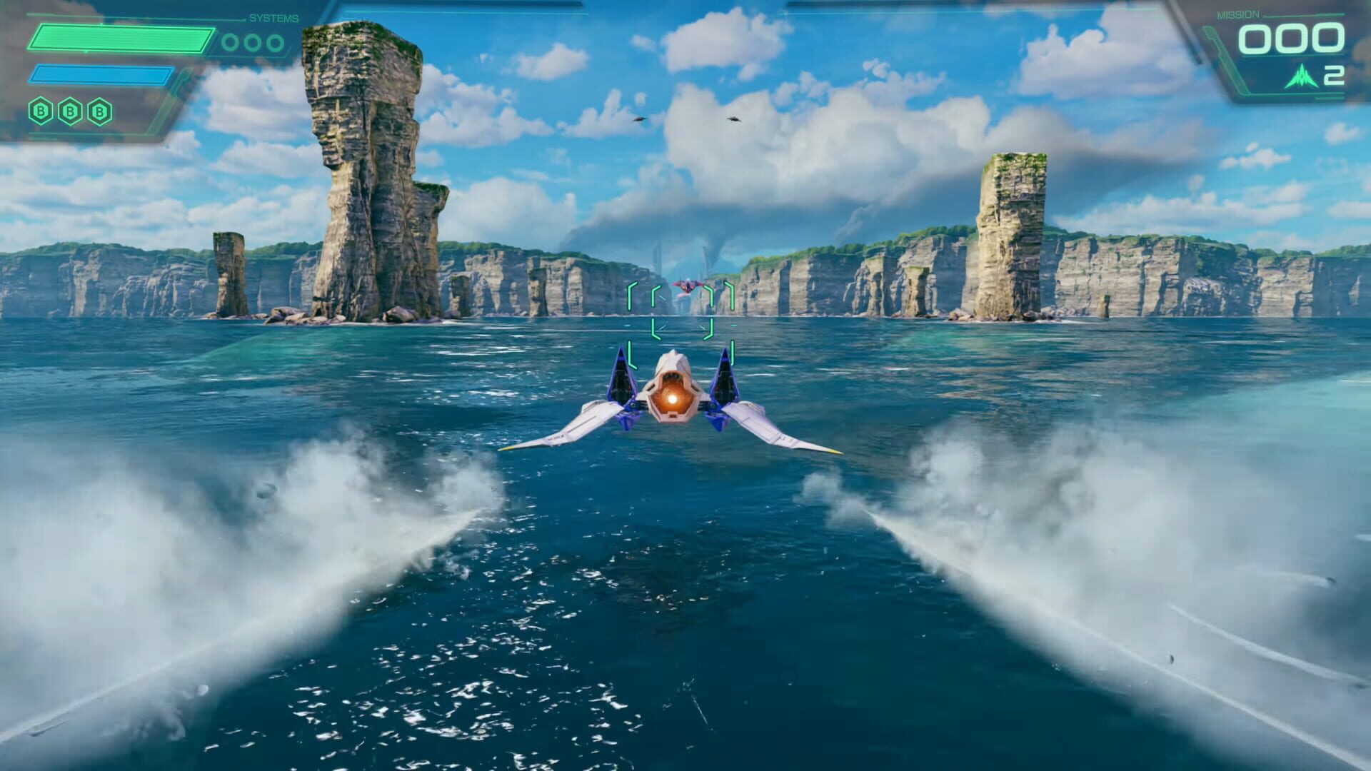 Screenshot officiel du remake de Star Fox 64 sur Switch 2