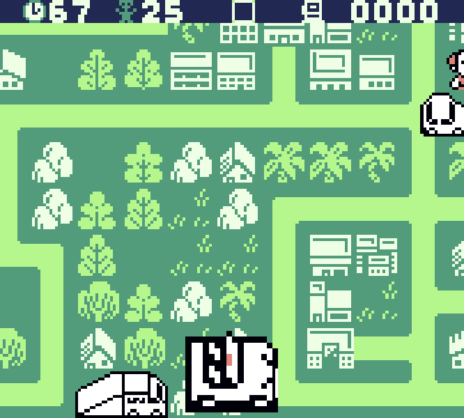 Gameplay de Taxi Boy sur Game Boy