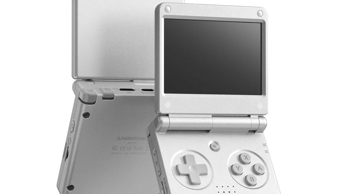 Console portable Anbernic RG SP, coloris argent