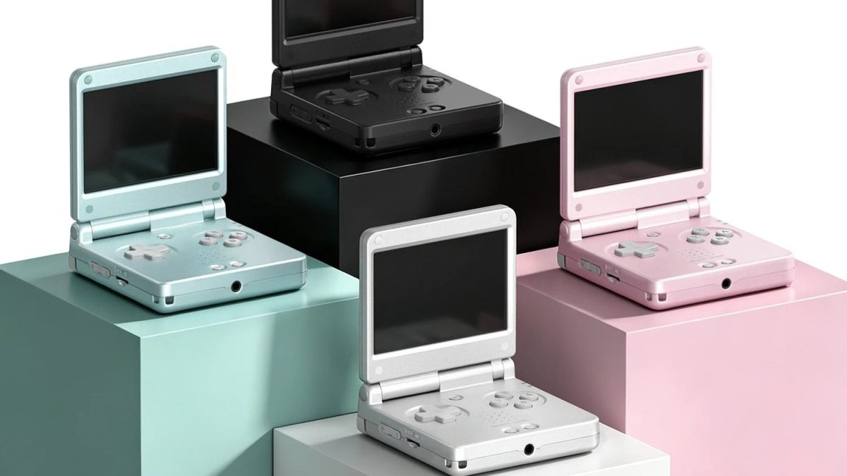 La console Anbernic RG SP dans ses quatre coloris