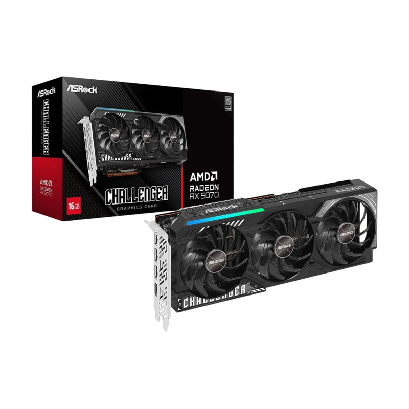 Carte graphique ASRock RX 9070 Challenger 16 Go