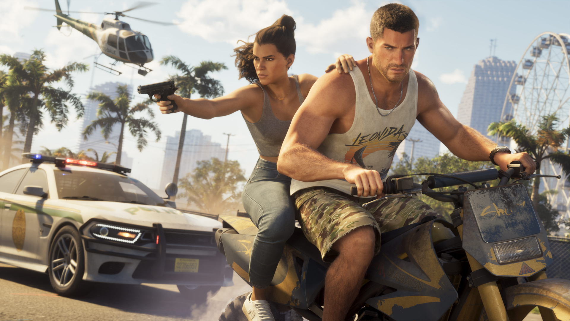 Jason et Lucia poursuivis dans Grand Theft Auto VI