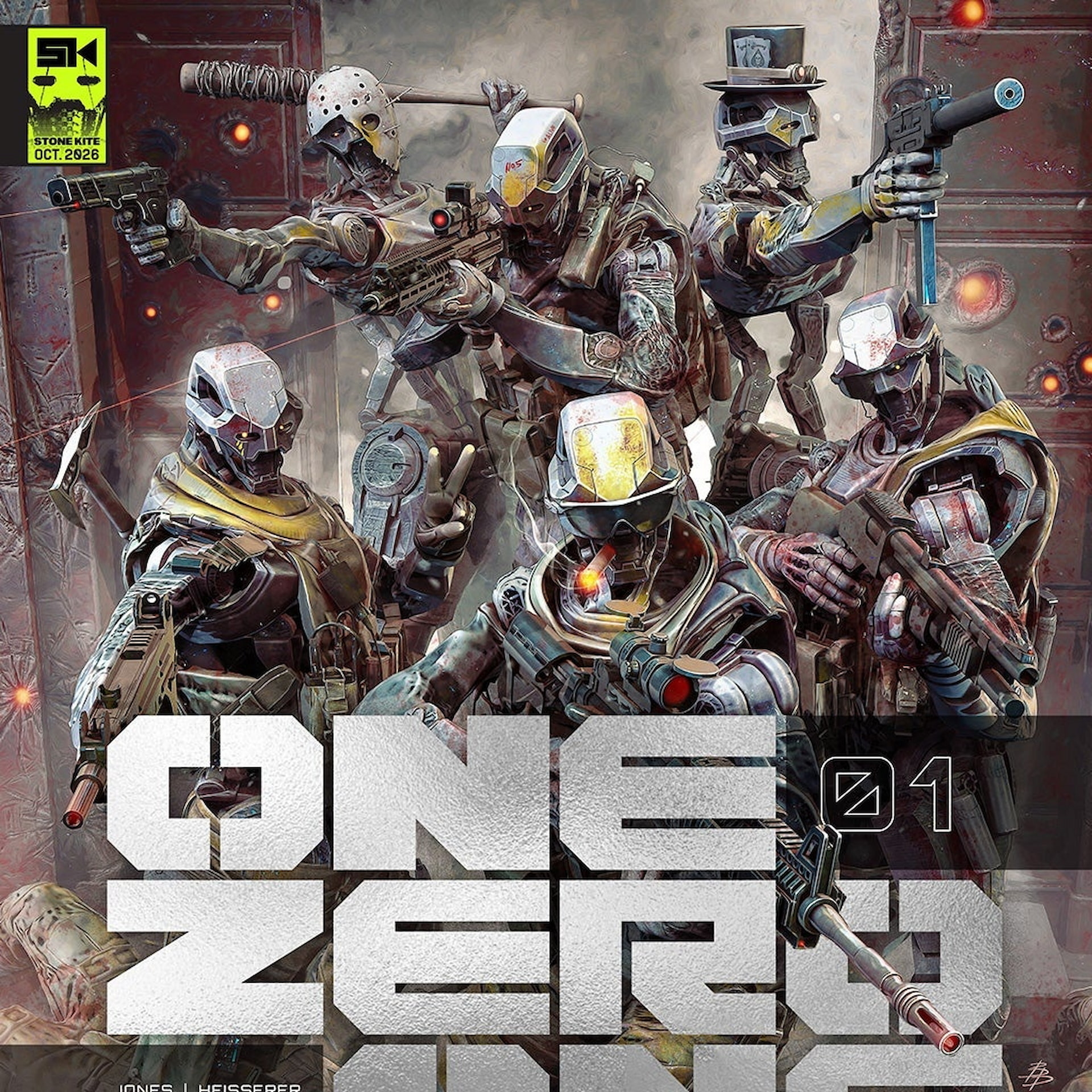 Illustration officielle de One Zero One, premier univers de Stone Kite