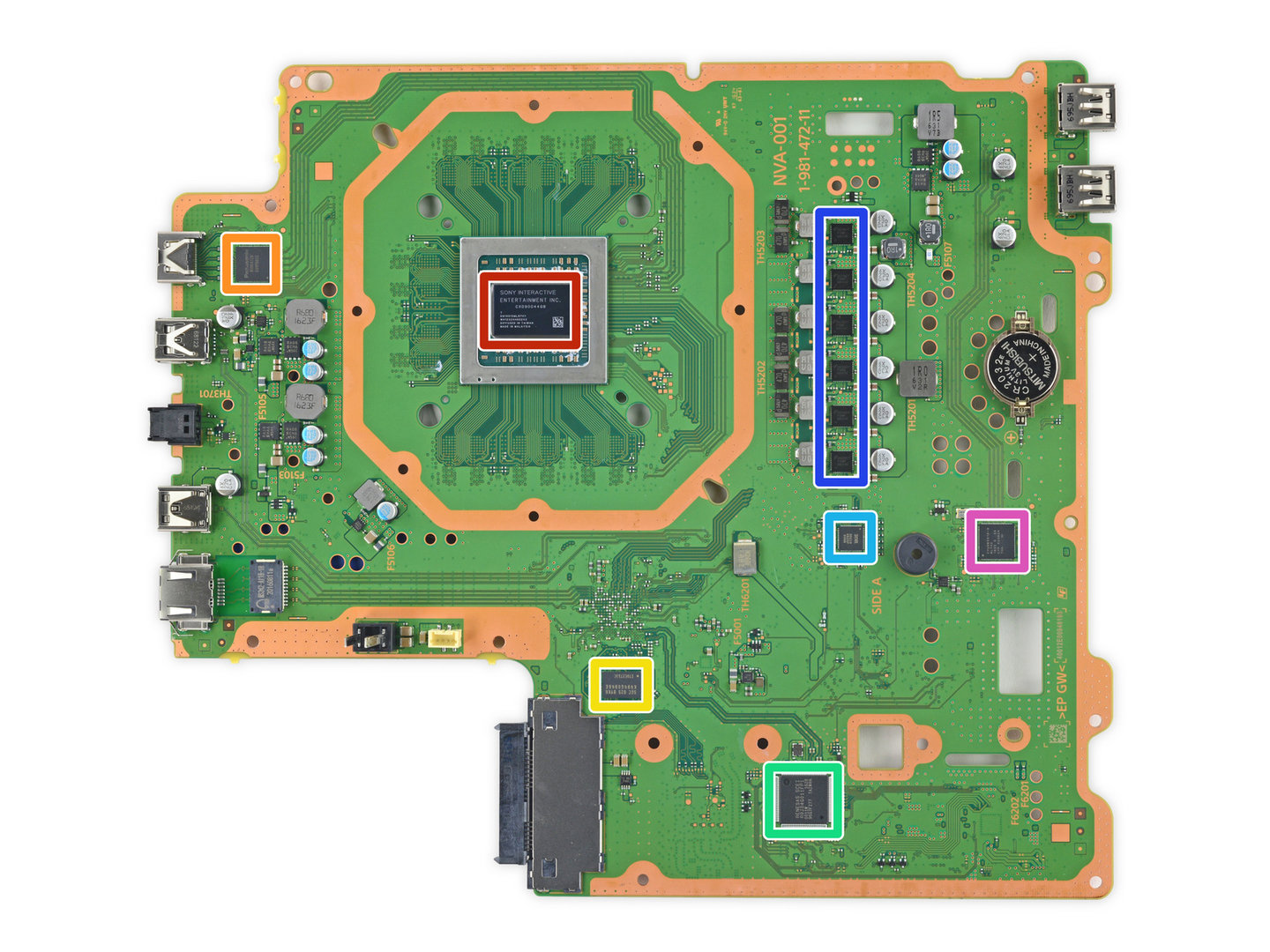 Carte mère révisée de PS5 Slim
