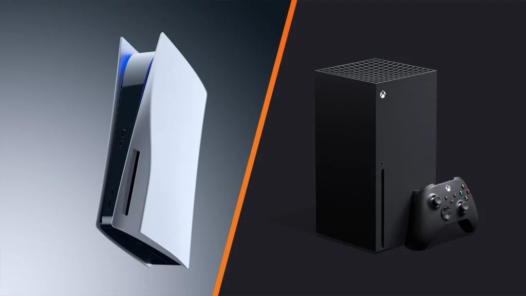 Consoles PlayStation 5 et Xbox Series X utilisées pour illustrer le marché américain du hardware