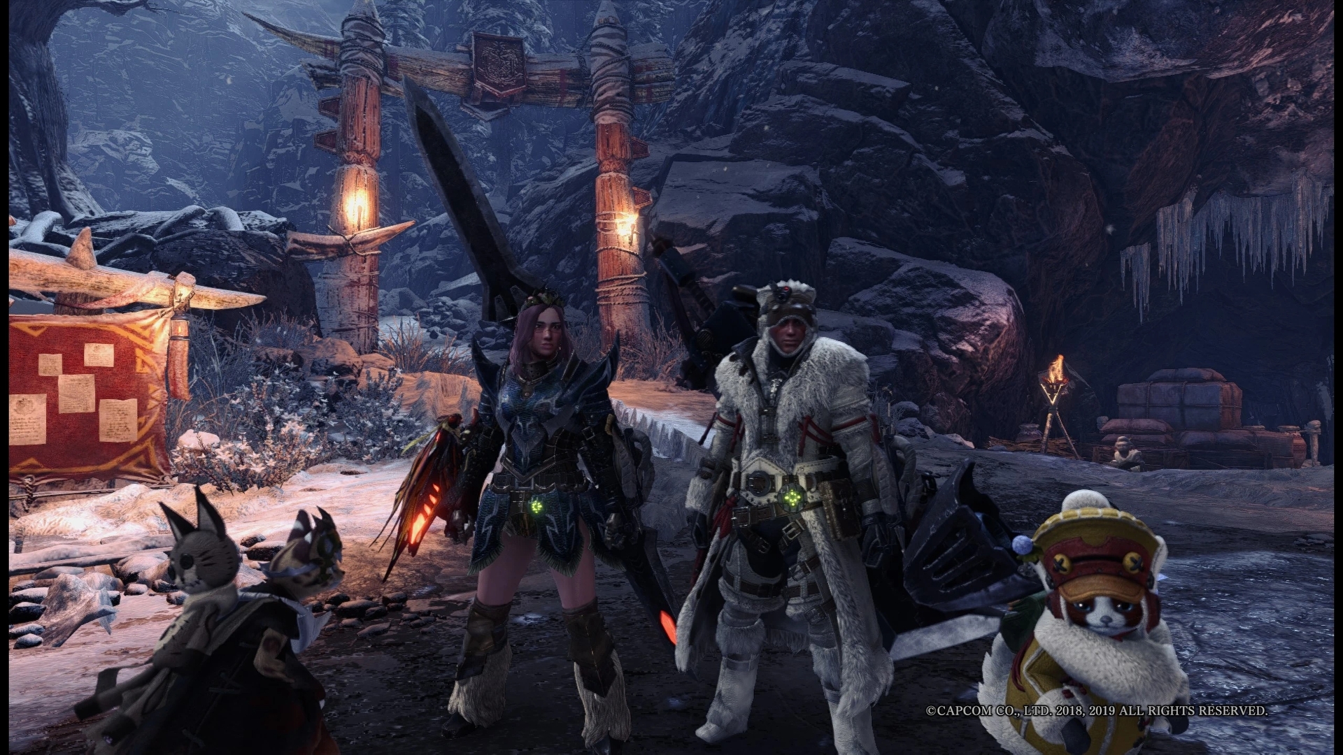 Chasseurs dans Monster Hunter World: Iceborne