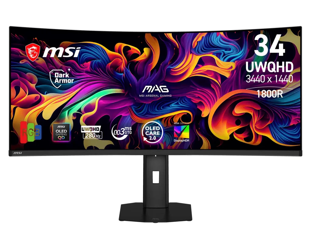 Écran incurvé MSI MAG 341CQP QD-OLED