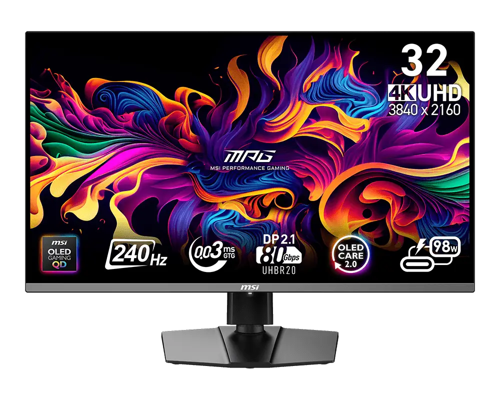 Écran gaming MSI MPG 322URX QD-OLED