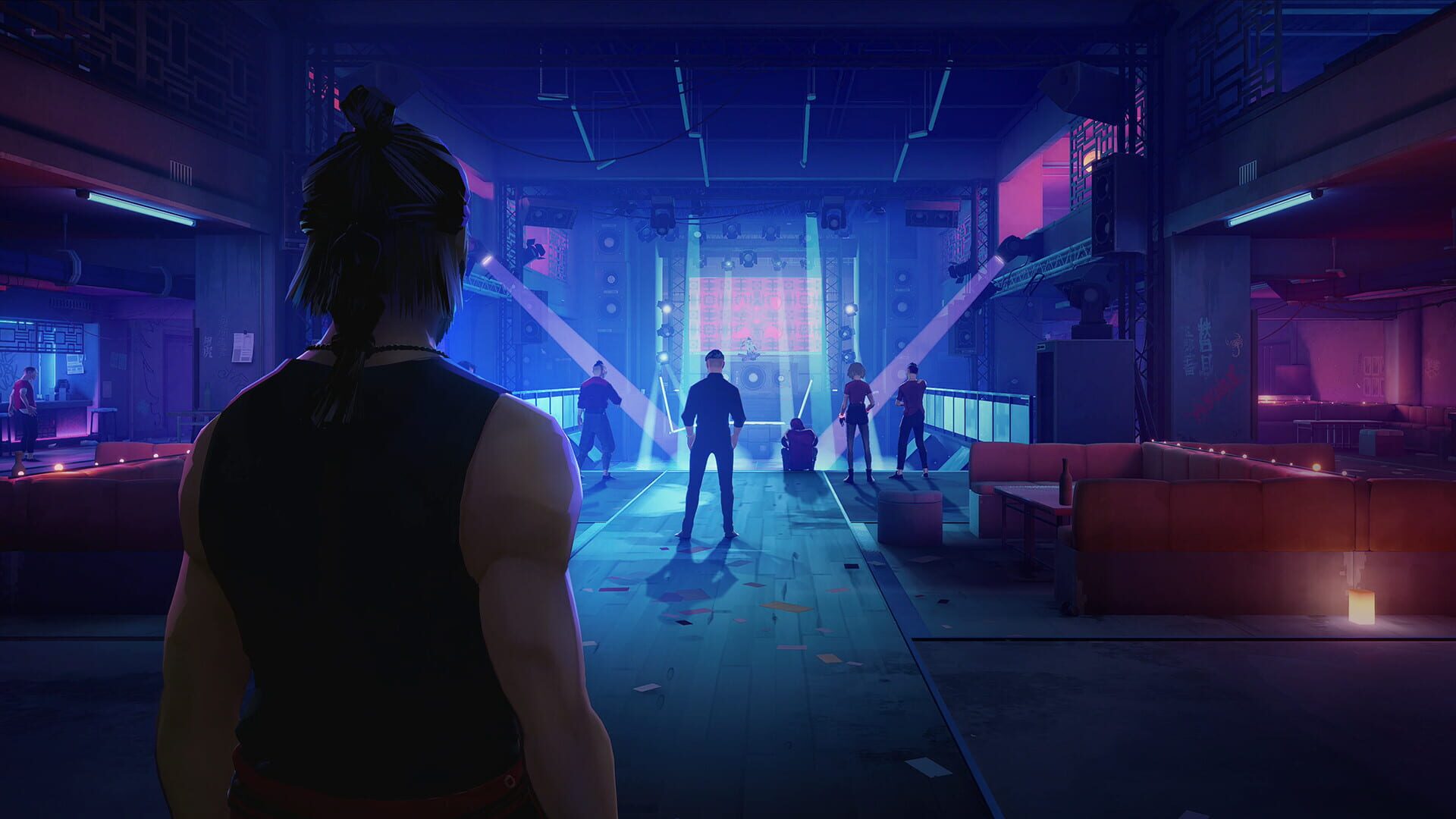 Screenshot de Sifu dans une boîte de nuit