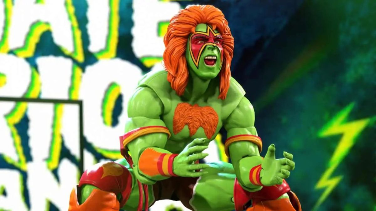 Ultimate Warrior en Blanka, figurine jouable du pack Street Fighter de WWE 2K26