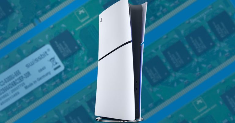 PS5 devant des barrettes mémoire, illustration du coût des composants