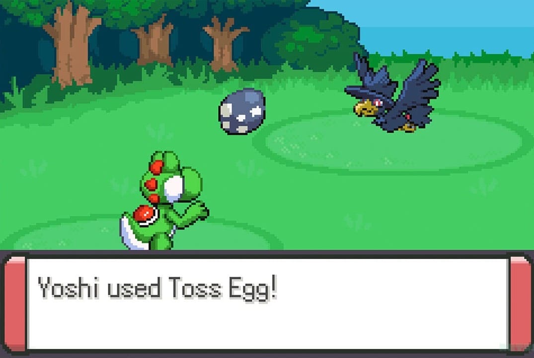 Yoshi utilise un œuf dans Yoshi’s Eggcellent Adventure